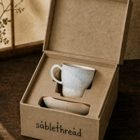 Pine Needle Glaze Coffee Cup