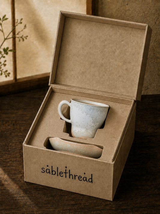 Pine Needle Glaze Coffee Cup