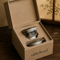 Ink Texture Handmade Tea Cup