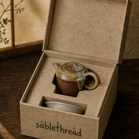 Natural Ash Glaze Wood Fired Teapot