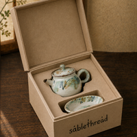 Rustic Side Handle Clay Teapot