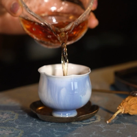 Liu Xian Blue Flower Edge Cup