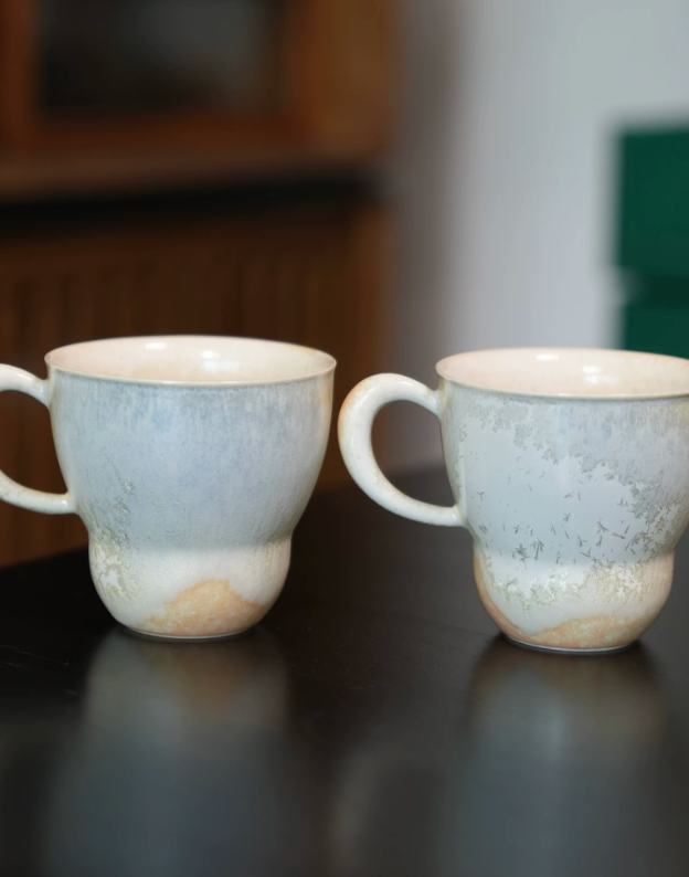 Pine Needle Glaze Coffee Cup