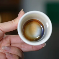 Bamboo Texture Glaze Tea Cup