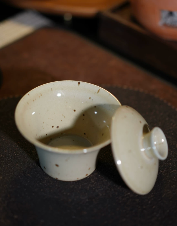 Vintage Yellow Clay Tea Set
