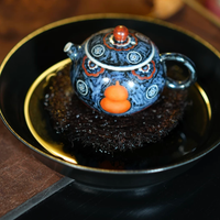 Blue & White Artisan Teapot