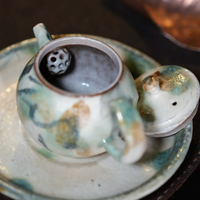 Rustic Side Handle Clay Teapot