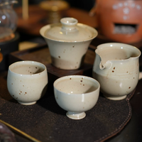 Vintage Yellow Clay Tea Set