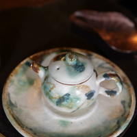 Rustic Side Handle Clay Teapot