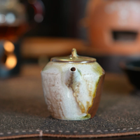 Natural Ash Glaze Wood Fired Teapot
