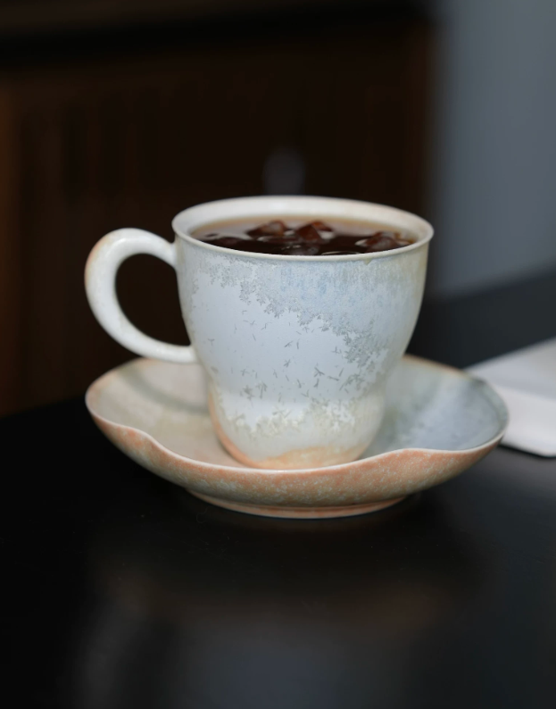 Pine Needle Glaze Coffee Cup